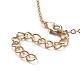 Ожерелья с подвесками из натуральных ракушек каури NJEW-JN02744-04-4
