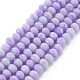 Opaque Baking Painted Glass Beads Strands EGLA-N006-009A-A06-1