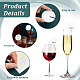 Etichette per bicchieri da vino in carta bianca olycraft CDIS-OC0001-07D-4
