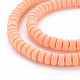 Chapelets de perle en pâte polymère manuel CLAY-N008-35-4