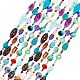 Glass Beads Strands GLAA-I043-01-1