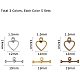 PH PandaHall 150 Sets 3 Color Bracelet Toggle Clasps Tibetan Antique Heart Jewelry Clasp for Valentine's Necklace Bracelet Jewelry Making PALLOY-PH0005-57-2