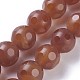 Chapelets de perles rouges en agate naturelle G-L505-06B-20mm-1