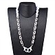 Personalisierte Halsketten aus Acryl und CCB-Kunststoffkabel X-NJEW-JN02824-01-4