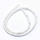 Brins de perles de magnésite naturelle TURQ-G148-09-4mm-2