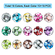 PandaHall 15 Color 10mm Baking Painted Glass Beads 200pcs Drawbench Round Loose Beads for Necklace Bracelets Making Jewelry Making GLAA-PH0008-07-10mm-5