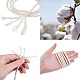 BENECREAT 4mmx100m 4-Strand Cotton Cord 100% Natural Handmade Macrame Cotton Rope for String Wall Hangings Plant Hanger OCOR-BC0011-C-01-3