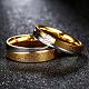 Valentine's Day Gifts Titanium Steel Couple Rings For Men RJEW-BB16492-8-4