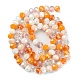 Chapelets de perles en verre électroplaqué EGLA-YW0002-D07-1