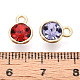 Legierung rhinestone-anhänger&nbsp;PALLOY-T092-04KCG-3