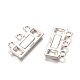 Alloy Magnetic Clasps with Loops PALLOY-Q328-06P-2