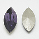 Cabujones de cristal con rhinestone RGLA-T083-13x27mm-16-2
