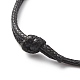 Acrylic Oval Beaded Bracelets BJEW-JB08545-01-5