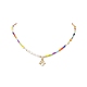 Halsketten mit natürlichen Süßwasserzuchtperlen und Glassamenperlen NJEW-JN04263-4