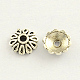 Tibetan Style Zinc Alloy Flower Bead Caps TIBEB-R062-011-1