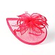 Carnevale gioielli capelli accessori del partito fasce per capelli di fascinator organza della piuma del fiore delle donne OHAR-S172-04-1