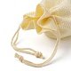 黄麻布ラッピングポーチ巾着袋  レモンシフォン  9x7cm ABAG-Q050-7x9-13-3