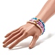 Ensemble de bracelets extensibles en perles heishi en argile polymère faits à la main BJEW-JB07394-6