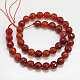 Natural Agate Beads Strands G-H1636-8MM-05-2