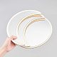 NBEADS 5 Pcs Acrylic Wooden Moon Phase Mirror DIY-WH0167-48A-6