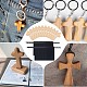 12шт. кабошоны из натурального дерева WOOD-NB0002-35-5