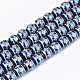 Chapelets de perles en verre électroplaqué X-EGLA-S177-10A-03-1