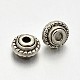Legierung Rondelle Spacer Beads im tibetischen Stil PALLOY-E381-08AS-NR-2