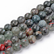 Natürliche afrikanische Heliotrop Perlen Stränge G-Q462-95-10mm-1
