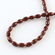 Faceted Rice Glass Beads Strands GLAA-Q046-01D-2