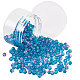 Pandahall elite perles de verre craquelées peintes à la bombe CCG-PH0002-18-1
