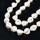 Brins de perles d'imitation en plastique ABS KY-N015-15-A05-3