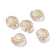 Chapado de perlas de acrílico transparente OACR-P013-14-1