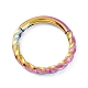 Creolen mit verdrehtem Ring für Mädchenfrauen STAS-D453-01M-02-1