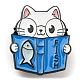 Cartoon Cat Enamel Pins JEWB-Q031-02EB-04-1