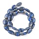 Chapelets de perles en lapis-lazuli naturel G-K311-01A-01-5