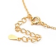 925 ожерелье из стерлингового серебра с кроликом и подвеской в виде сердца с прозрачным кубическим цирконием для женщин NJEW-E034-01G-4