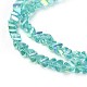 Chapelets de perles en verre électroplaqué GLAA-F092-A03-3