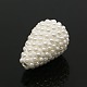 Polymer Clay Acrylic Teardrop Beads OACR-M001-03-2