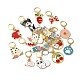 Alloy & Stainless Steel Enamel Pendant Decorations FIND-XCP0002-64-1