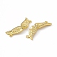 Brass Micro Pave Clear Cubic Zirconia Connector Charms KK-E068-VC078-3