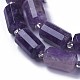 Natural Amethyst Beads Strands G-F595-J03-3