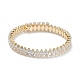 Brass Micro Pave Clear Cubic Zirconia Bangles BJEW-A116-04G-B-1