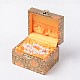 Rectángulo chinoiserie regalo embalaje cajas de joyas de madera OBOX-F002-18C-02-3
