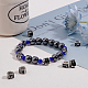 SUNNYCLUE Alloy Enamel European Beads MPDL-SC0001-02P-5