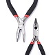Carbon Steel Bent Nose Jewelry Plier for Jewelry Making Supplies P021Y-4