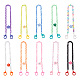 Biyun 10Pcs 10 Colors Eyeglasses Chains AJEW-BY0001-01-1