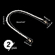 Pandahall elite 2 pz cinturini per borsa con perline in resina imitazione perla FIND-PH0008-23A-4