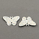 Paillette en plastique papillon liens paillettes X-PVC-S032-M-2