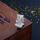 Shegrace anello da dito in argento sterling placcato rodio JR596A-3