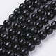 Natürlichen Obsidian Perlen Stränge X-G-G099-10mm-24-1